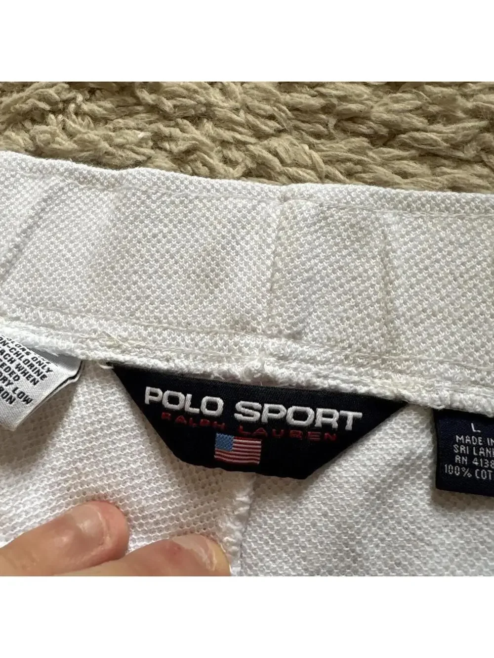 Fire super clean Vintage Polo Ralph Lauren polo sport baggy Y2K sweat shorts.
